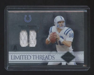2004 LEAF LIMITED PEYTON MANNING DUAL GAME WORN JERESY SP #ED 05/50 COLTS HOF QB - Picture 1 of 1