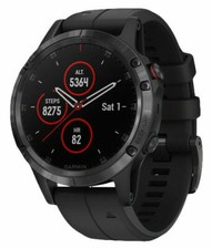 Garmin fēnix 5S Plus with 47 mm Case and Black Band GPS Multisport Watch - Sapphire Edition