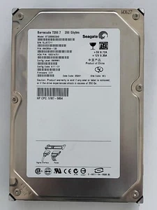 ST3200822AS, SN: 5LJ, WU, PN: 9W2854-130, FW: 3.02, 05091,Seagate 200Gb 3.5" HDD - Picture 1 of 2