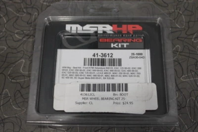 Kit de sellado de rodamientos de rueda delantera KTM Adventure 640 EXC MXC SZ MSR HP 41-3612 Foto 1 de 2
