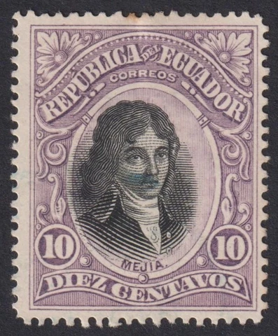 ECUADOR 1899   10c Joe Mejia de Lequerica. Good Used  (p445) Cover