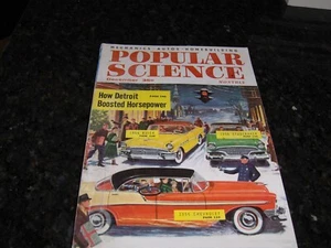 Popular Science Dec 1955 Detroit Boosted Horsepower, Make Rocket Weathe ID:52072 - Picture 1 of 1