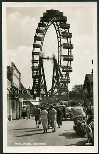Austria Vienna Motorcycle Car vehicle Transportation Photo Postal Card - Picture 1 of 1