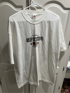 Vintage Speedo All American USA T-Shirt XL White Made in Mexico Rare Swim Tee - Picture 1 of 7