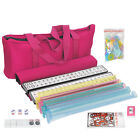 American Mahjong Set Pushers/Racks Mah Jongg Set W/Soft Bag 166 Tiles 4 Colors 