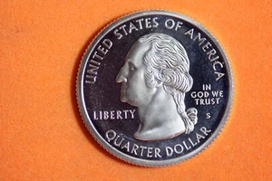 1999 - S Proof Clad GEORGIA Statehood Washington Quarter! #N03059 - Picture 1 of 2