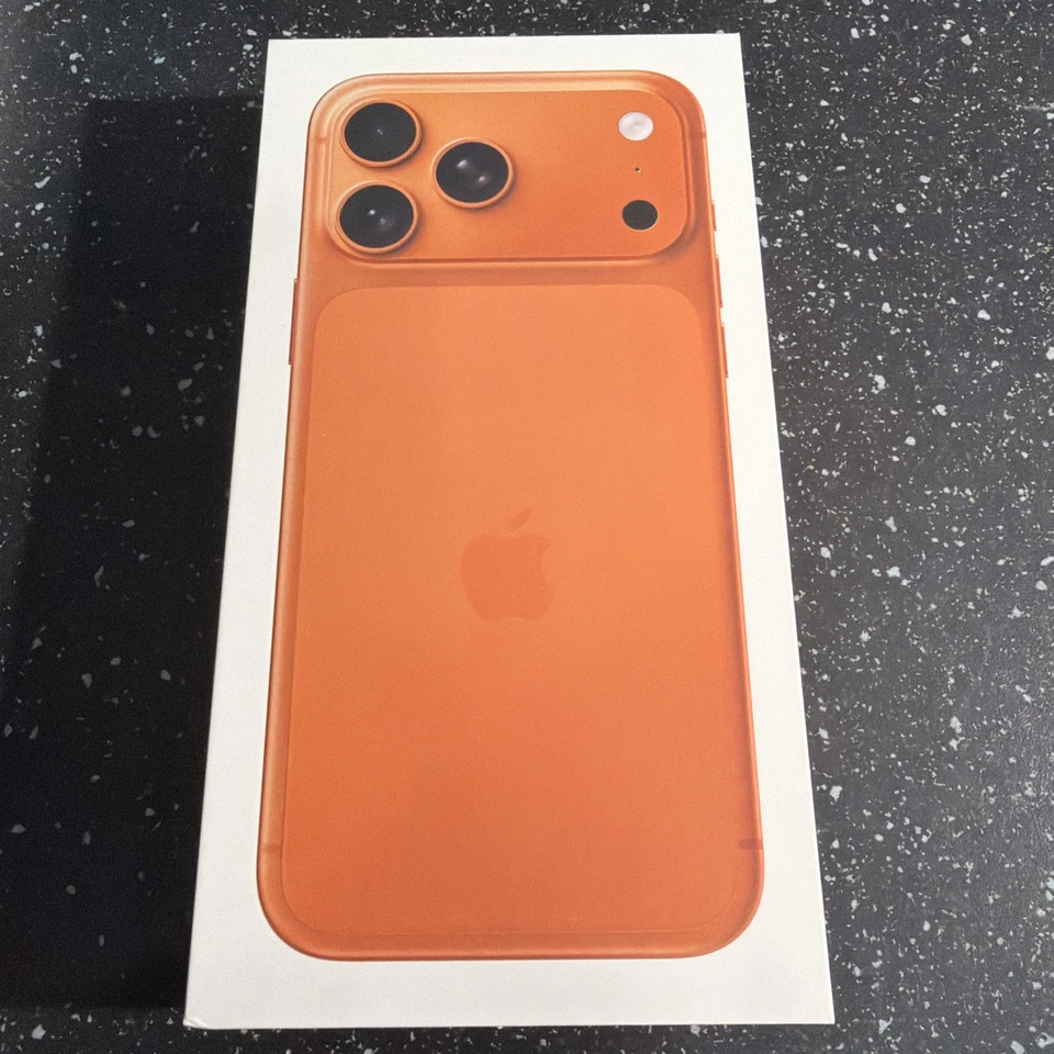 Apple iPhone 17 Pro 256gb Naranja Cósmico SOLO CAJA VACÍA SIN TELÉFONO Foto 1 de 1