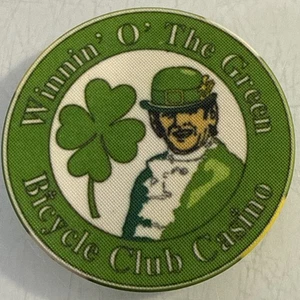BICYCLE CLUB CASINO $25 NCV CASINO CHIP CALIFORNIA COMBINE SHIPPING - Picture 1 of 3