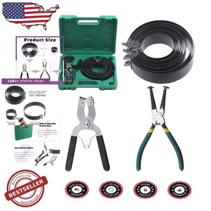 Heavy Duty 17Pc Piston Ring Compressor Set - Precision Alloy Steel Auto Tool - Picture 1 of 9