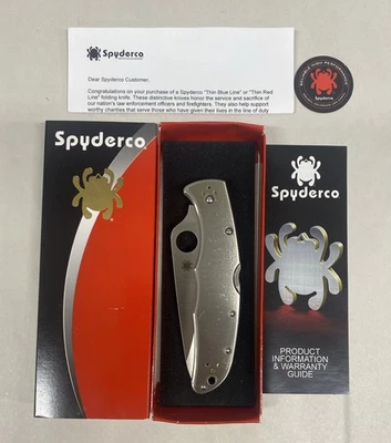 Spyderco Endela Thin Blue Line PS C243FPSBKBL Foto 1 de 4