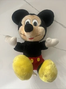 Vtg 80s Authentic Disneyland/Walt Disney World Stuffed Plush Mickey Mouse Rare - Picture 1 of 4