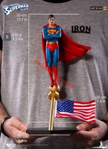 Iron Studios Superman 1978 Movie Version 1/10 Scale Superman GK Model Statue - Picture 1 of 6