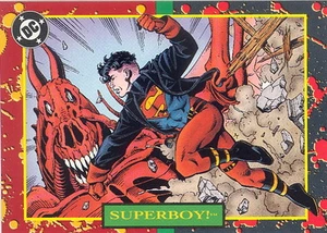 DC BLOODLINES 1993 SKYBOX PROMO CARD P4 SUPERBOY SUPERMAN - Bild 1 von 1