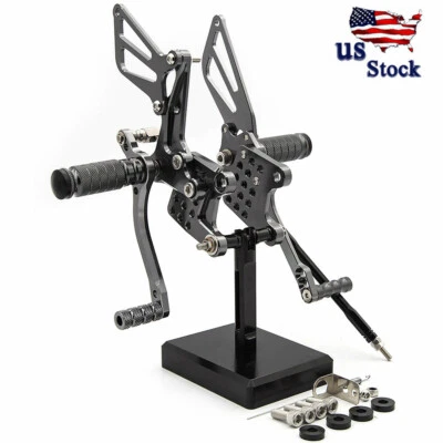 Para Suzuki GSXR750 GSXR600 1996-2005 CNC Reposapiés estriberas pedales de clavija GP Foto 1 de 4