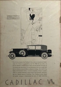 1940 Vintage Cadillac V16 Ad - Experience Unmatched Motoring Luxury - Bild 1 von 2