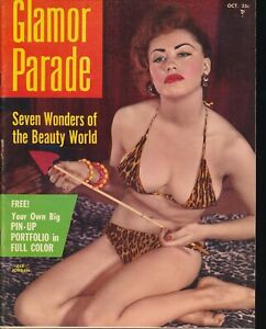 GLAMOR PARADE Vol. 1 No. 2 Oct. 1956 Pin-Up Magazine MEG MYLES Lili St. Cyr VF