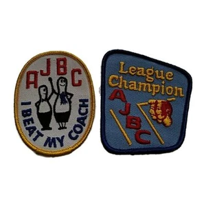 AJBC League Champion Bowling Patches - I Beat My Coach (2) - Picture 1 of 6