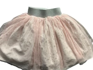 Pippa & Julie Twirly Tutu Skirt 4 Layers Pink Silver Shimmer Size 6 - Picture 1 of 7