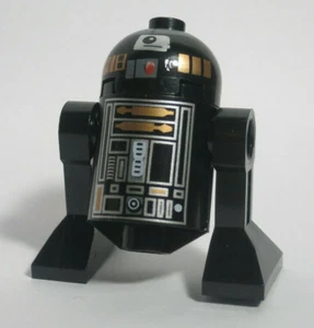 R2-Q5 7958 10188 6211 Black Astromech Droid Star Wars LEGO® Figure Minifigure - Picture 1 of 2