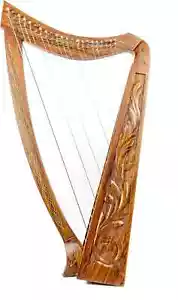 22 Strings Irish Harp Rosewood Musical Instruments Harp Free Strings Set,Key,Bag - Picture 1 of 3