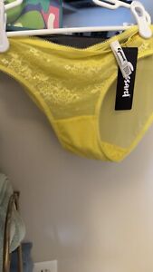 Gossard Lacies Bikini Panties XS Yellow New With Tags