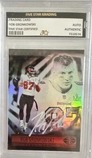 ROB GRONKOWSKI Signed 2021 Panini Trading Card Tampa Bay Buccaneers