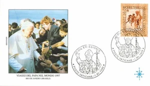 1998-Fdc 1°Jour**Vatican-Pape J.P.II/Voyage auBrésil-Yv.1126 - Imagen 1 de 1