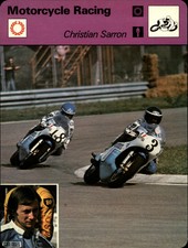 1977-79 Sportscaster Series 78 Multi-Sport Oversize Card #7806 Christian Sarron