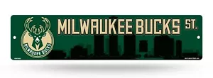 Milwaukee Bucks NBA 16" Street Sign for garage, office, man cave or any wall - Picture 1 of 1