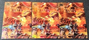 2024 Topps Star Wars Cromo Galaxia Refractor Heat Of Battle Clone Wars #6 - Imagen 1 de 2