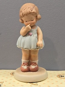 Neu im Karton ~ Enesco Memories of Yesterday I'SE SPEAKEN FOR Mädchen mit Ring 520071 1988 - Bild 1 von 7