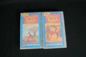 Lot 2 Disney Winnie The Pooh VHS Storybook Classics Honey Tree Tigger Too - Picture 1 of 4