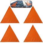 KHAMPA Blaze Orange Safety Blind Panels- Includes Carrying Bag- Set of 4