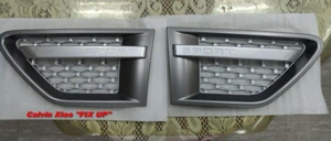 GRAY & SILVER 3D MESH SIDE VENT RANGE ROVER SPORT L320 SPORT MODEL 2010-2013 - Picture 1 of 4