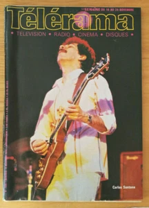 TELEVISION PROGRAMMES TELE TELERAMA N°1505 NOVEMBRE 1978 CARLOS SANTANA - Picture 1 of 1