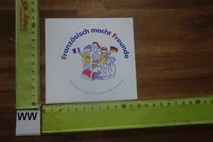 Alter Aufkleber Reise Stadt Hotel Frankreich France Sprache Französisch Freunde - Bild 1 von 2