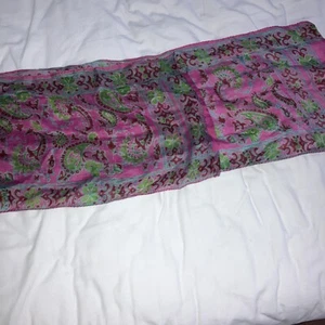 Beautiful 1960s Hand Woven Indian Scarf In Good Used Condition - Picture 1 of 6