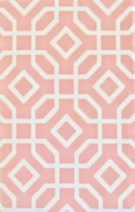 Octagonal Rhombus Geometric Vinyl Flannel Back Tablecloth Various Colors/Sizes - Picture 1 of 13