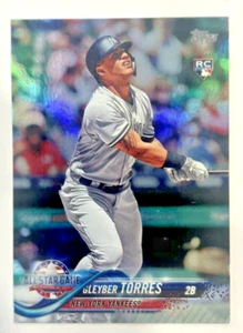 Gleyber Torres 2018 Topps Update Series #US99 Rookie RC Rainbow Foil ASG Yankees - Picture 1 of 2