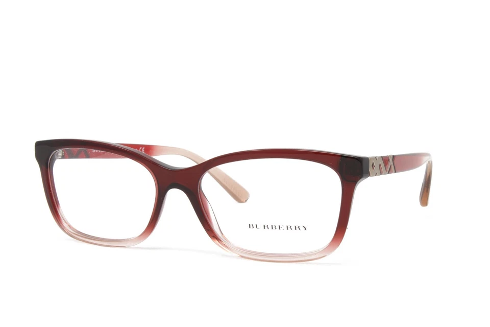 Gafas para mujer Burberry BE2249 3553 Burdeos rosa degradado lentes de demostración 54 mm Foto 1 de 4