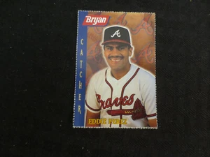 1998 Bryan Perforated Atlanta Braves Eddie Perez - Bild 1 von 2