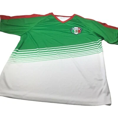 Camiseta Icon Sports masculina tamanho XL México manga curta verde branca nova - Imagem 1 de 4