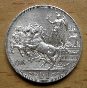 ITALY - LIRA 1916 UNC KM# 57 - Picture 1 of 2