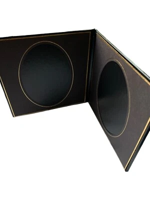 "Funda de viaje fotográfica imitación cuero 2 espacios 4,5x6,5"" traer seres queridos de viaje" Foto 1 de 3