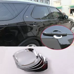 Cubierta de tazón cromada para manija de puerta exterior para Land Rover Discovery 5 2017-2018 - Imagen 1 de 12