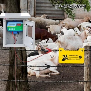 11KV AC betrieben Zaun Ladegerät Elektrozaun Energizer für Vieh Pferd Ziege - Bild 1 von 5