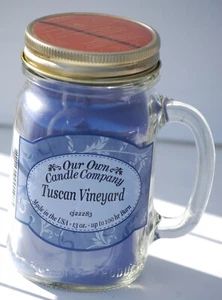 Tuscan Vineyard 13oz. Mason Jar Candle by Our Own Candle Company - Picture 1 of 5