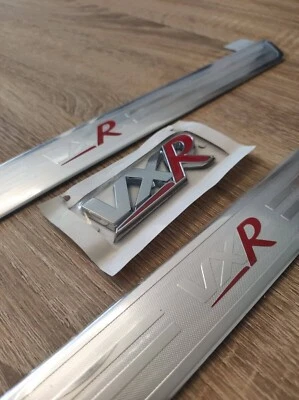 Genuine Holden Vauxhall VXR Sill Plates GM 13294107 VXR NEW Badge GM 5177439 - Image 1 of 4