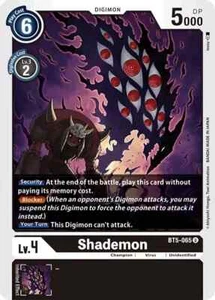 Shademon BT5-065 U Battle of Omni Digimon TCG - Picture 1 of 1