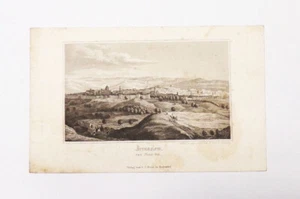 Kupferstich Jerusalem von Nord Ost Serz Nürnberg Manz Regensburg - Bild 1 von 1